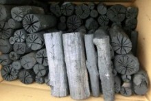 茶道 道具炭 大分椚炭(くぬぎ炭)丸切炭15cm5kg 自社製