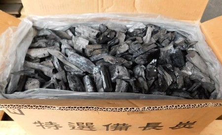 備長炭 ラオス備長炭割S4(荒割小)幅2-4cm15kg 高品質なマイチュー炭