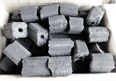 国産 焼物専用富士オガ炭(3-5cm)2kg 自社加工品