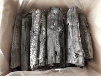 ラオス備長炭 割L6(割大)幅6-7.5cm5kg 高品質 マイチュー白炭