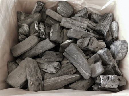 ラオス備長炭 割S4(荒割小)幅2-4cm5kg 高品質 マイチュー白炭